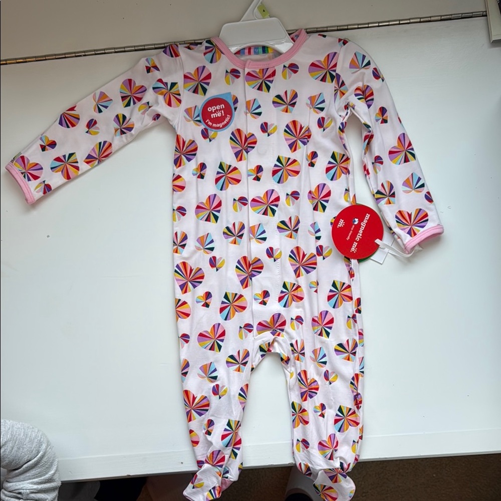 Colorful Magnetic Me onesie